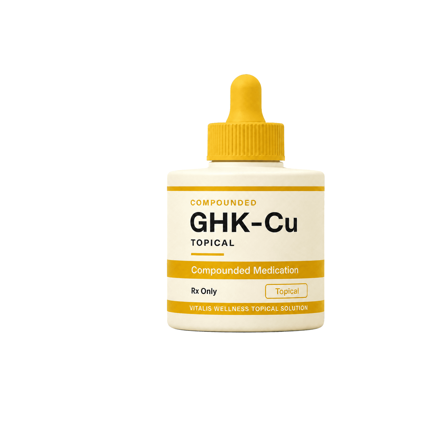 Vitalis Wellness compounded GHK-Cu topical dropper bottle