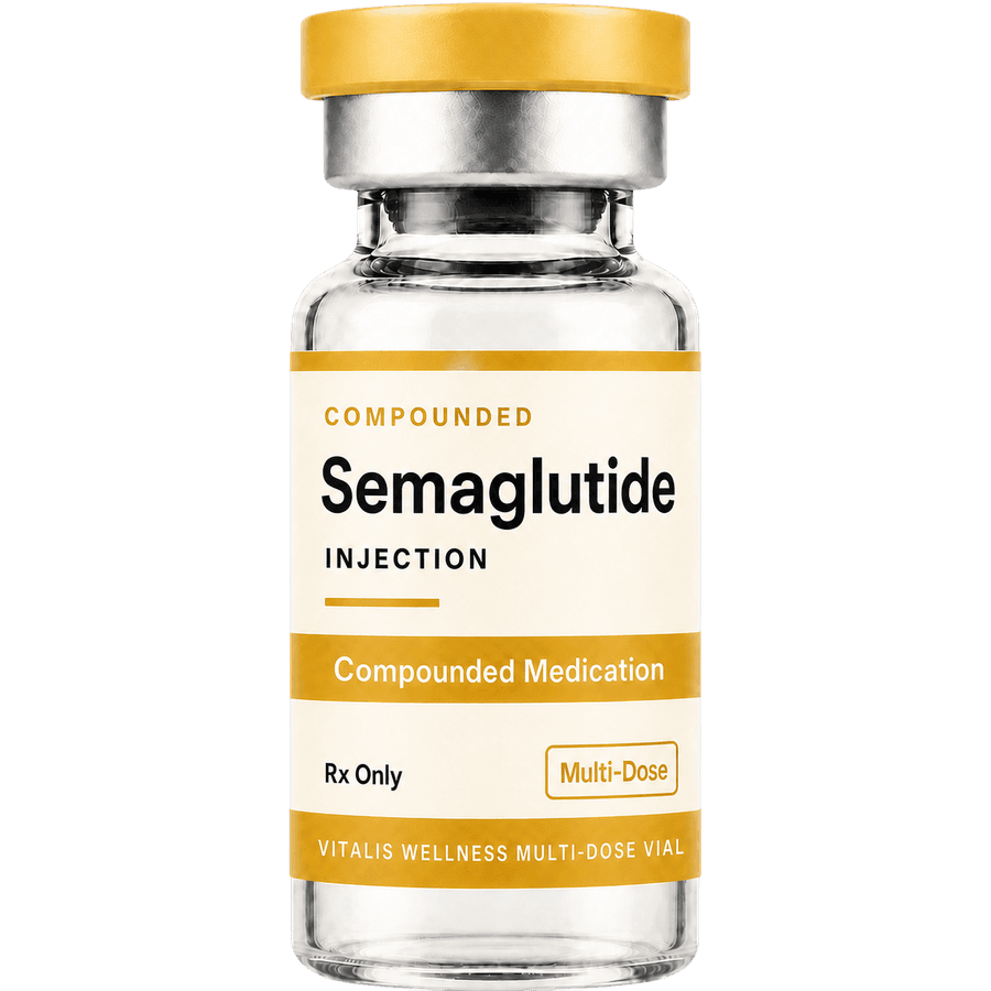 Vitalis Wellness compounded semaglutide injection vial