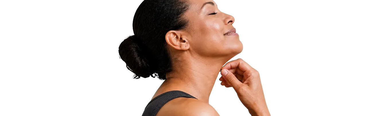 Person in a relaxed moment