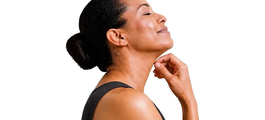 Person in a relaxed moment